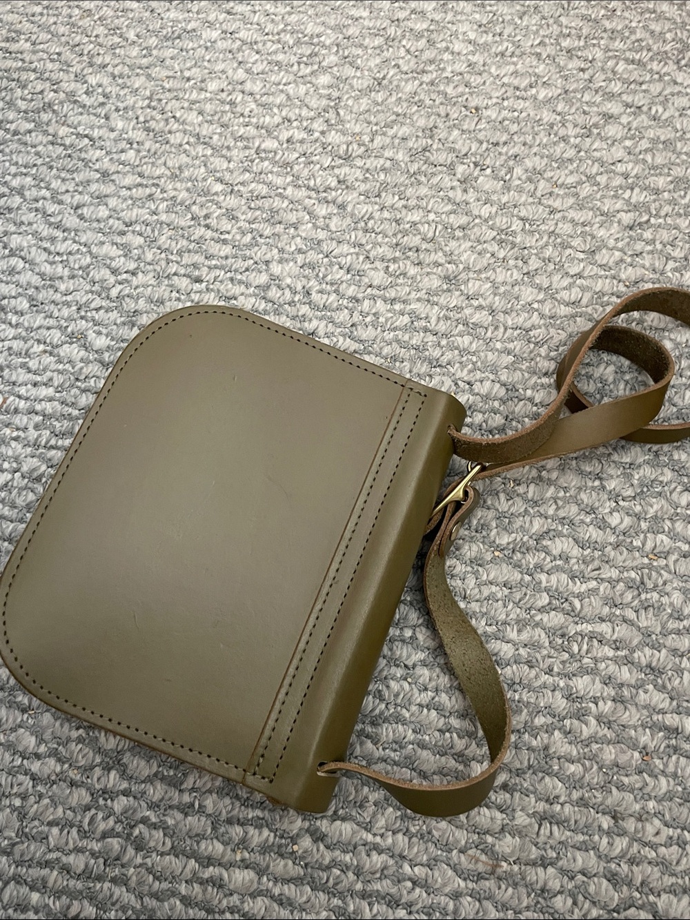 Howl & Hide Goods Well Built black Saddle bag crossbody NEW leather - Picture 6 of 6
